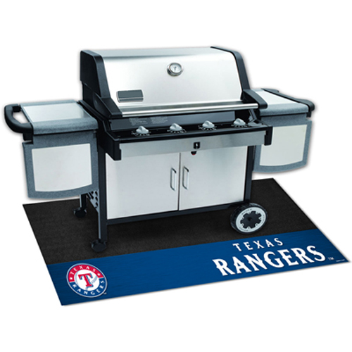 Texas Rangers MLB Vinyl Grill Mat