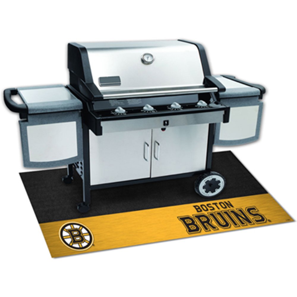 Boston Bruins NHL Vinyl Grill Mat