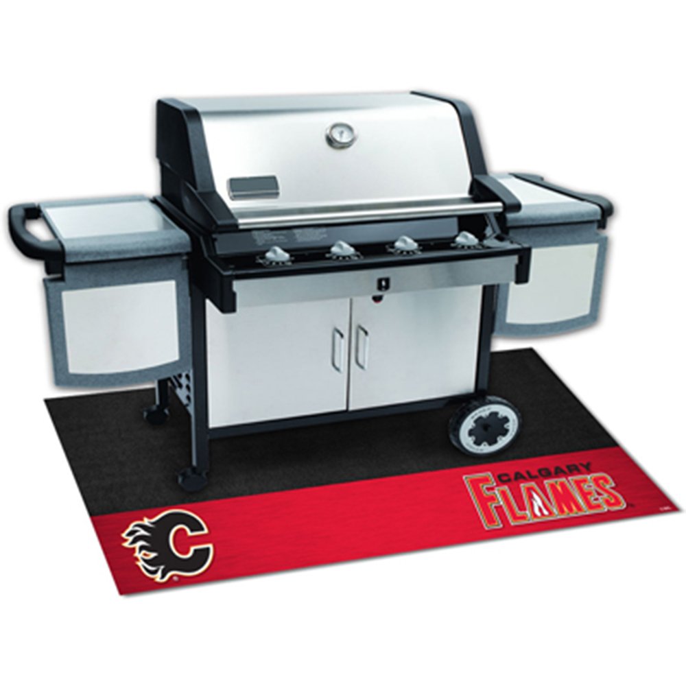 Calgary Flames NHL Vinyl Grill Mat