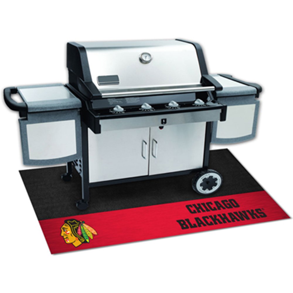 Chicago Blackhawks NHL Vinyl Grill Mat