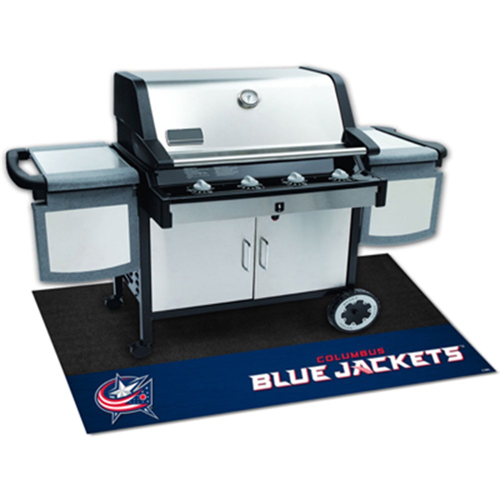 Columbus Blue Jackets NHL Vinyl Grill Mat