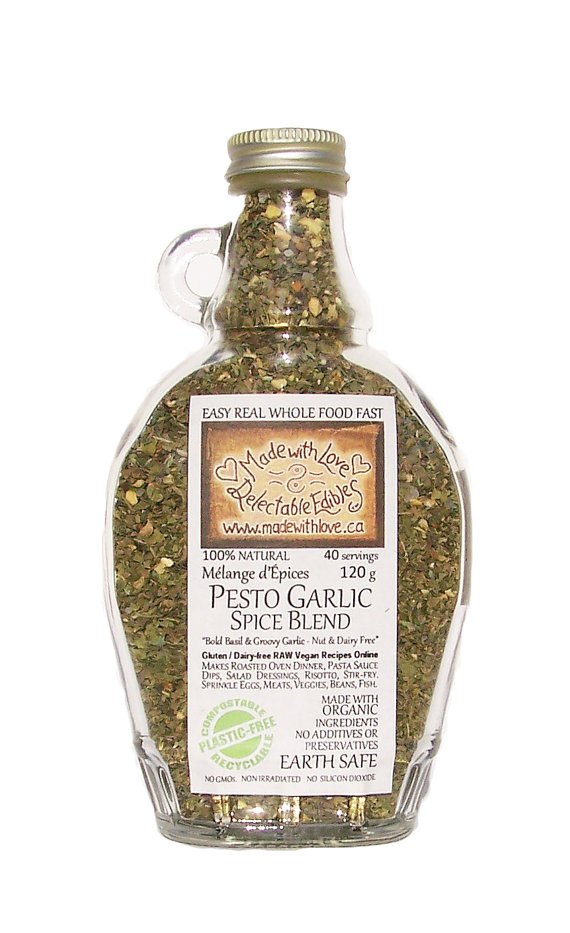 Spice Blend Pesto Garlic Artisan Spice Blend Gourmet Spice Blend